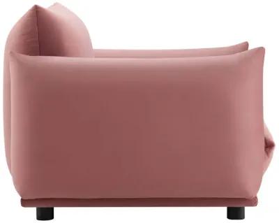 Copious Performance Velvet Armchair