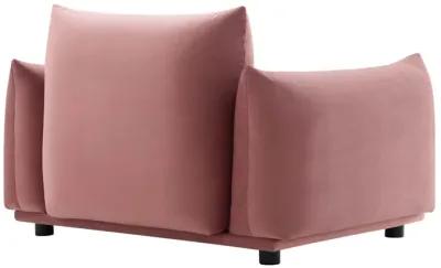 Copious Performance Velvet Armchair