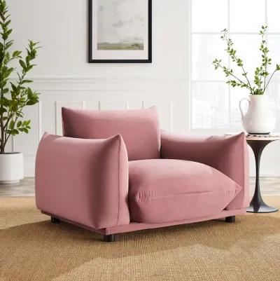 Copious Performance Velvet Armchair