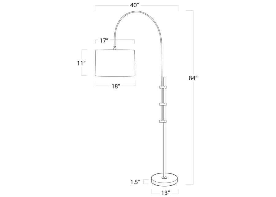 Arc Floor Lamp With Shade