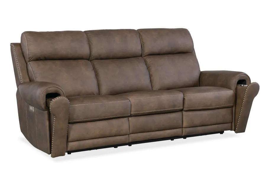 Duncan Power Sofa w/Power Headrest & Lumbar