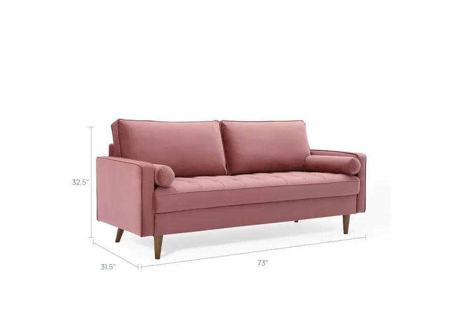 Valour Performance Velvet Sofa