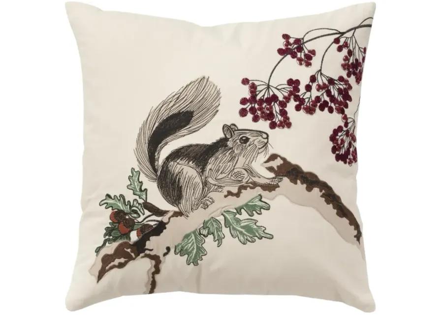 HOLIDAY 2022 Animal Brown Pillow