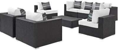 Convene 8 Piece Outdoor Patio Sectional Set