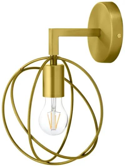 Perimeter Brass Wall Sconce Light Fixture