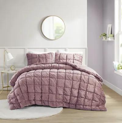 Velvet Dream Puff 2 Piece Comforter Set