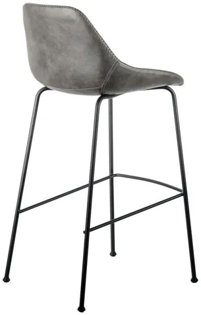 Corinna Bar Stool in Dark Gray - Set of 2