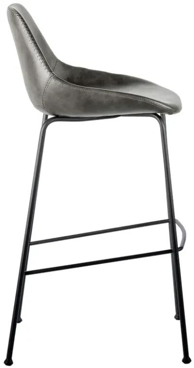 Corinna Bar Stool in Dark Gray - Set of 2