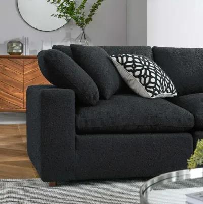 Commix Down Filled Overstuffed Boucle 5-Piece Sectional Sofa