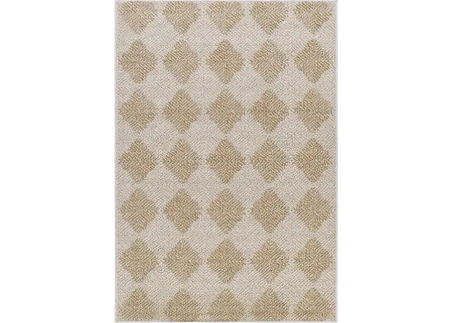 Kaya VVKA-2300 5'3" x 7' Machine Woven Rug