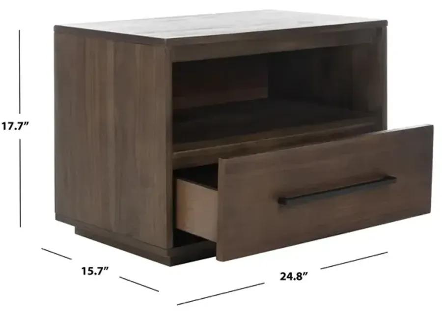 Poesy 1 Drawer Nightstand