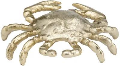 Metal,9", Crab Deco,champagne