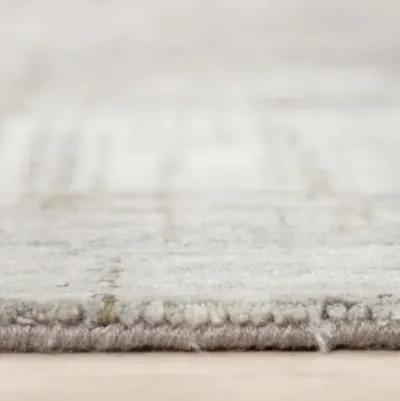 Anatolia Gray Abstract Recycled Polyester 5'2" x 7'9" Rectangle Rug