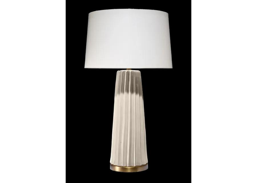 Pleated Ceramic Table Lamp