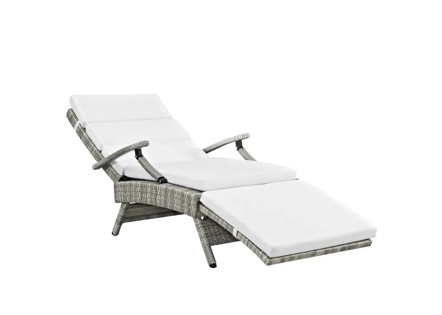 Envisage Chaise Outdoor Patio Wicker Rattan Lounge Chair