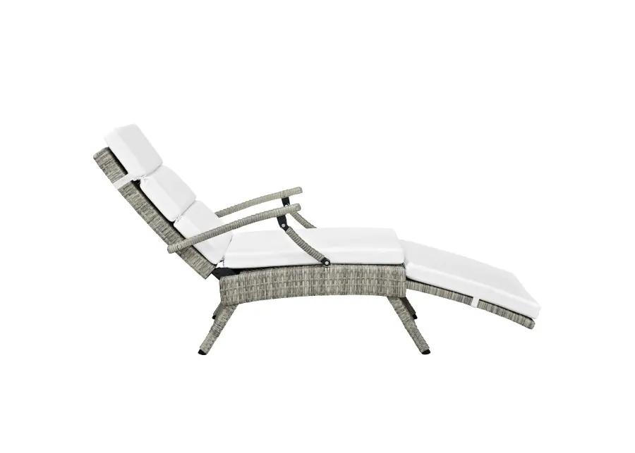 Envisage Chaise Outdoor Patio Wicker Rattan Lounge Chair