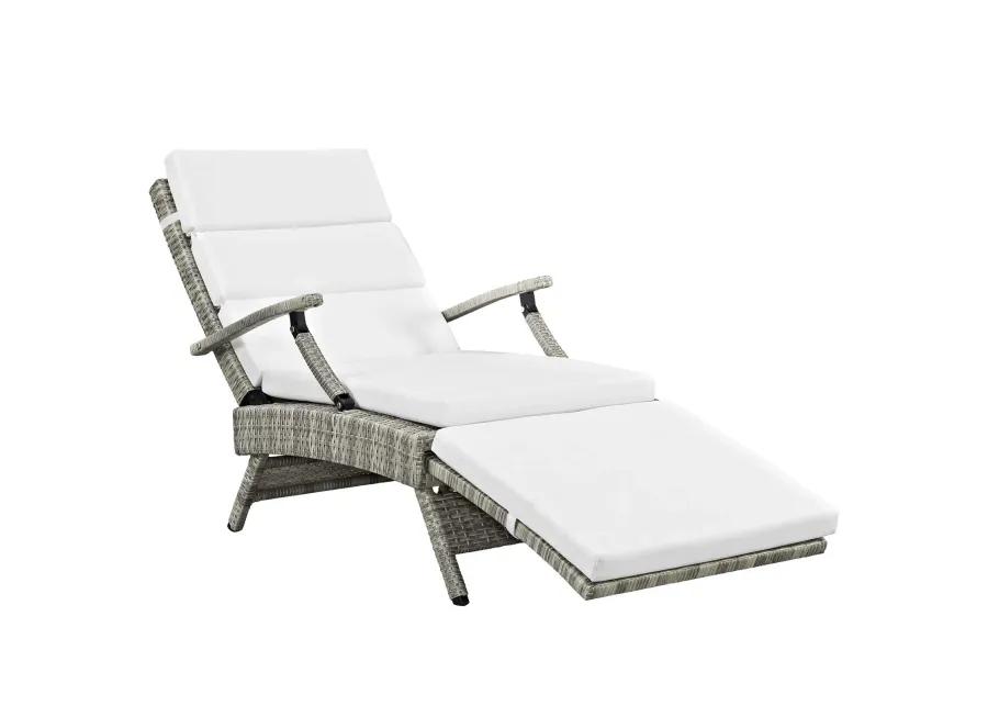 Envisage Chaise Outdoor Patio Wicker Rattan Lounge Chair