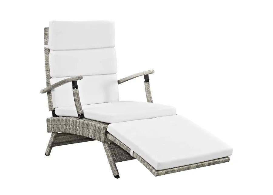 Envisage Chaise Outdoor Patio Wicker Rattan Lounge Chair