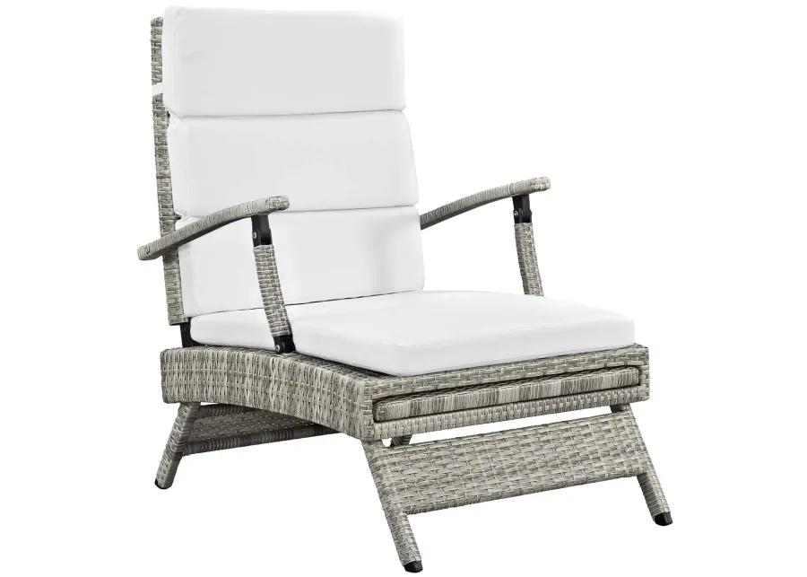 Envisage Chaise Outdoor Patio Wicker Rattan Lounge Chair