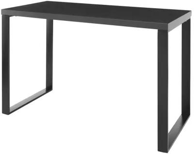 Dillon 48" Desk in Matte Anthracite with Matte Black Steel Base