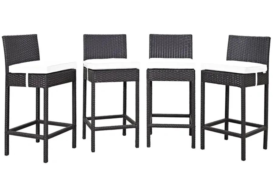 Convene 4 Piece Outdoor Patio Pub Set