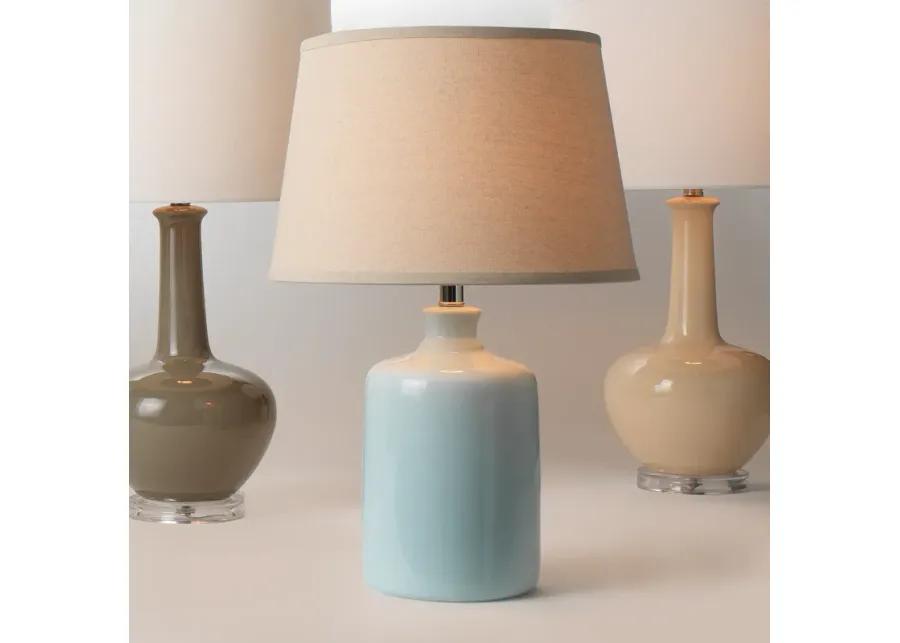 Light Blue Milk Jug Table Lamp