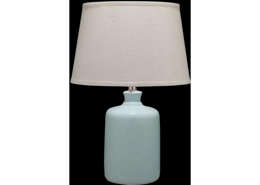 Light Blue Milk Jug Table Lamp