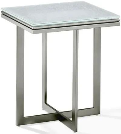 Eliza End Table in Ultra White