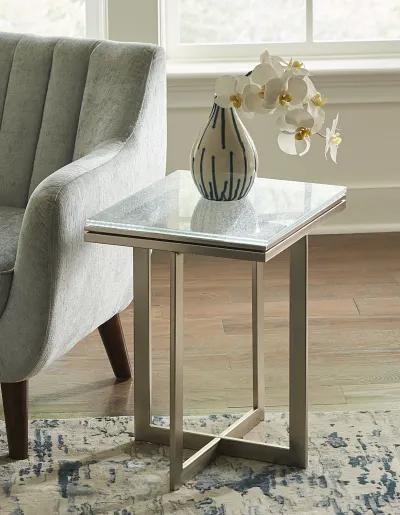 Eliza End Table in Ultra White