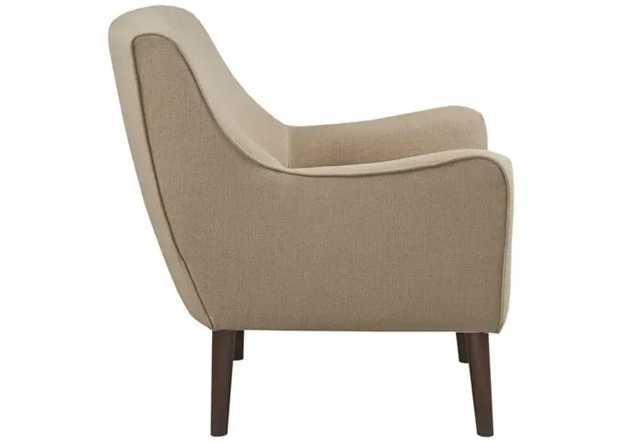 Madison Park Oxford Sand Mid-Century Accent Chair