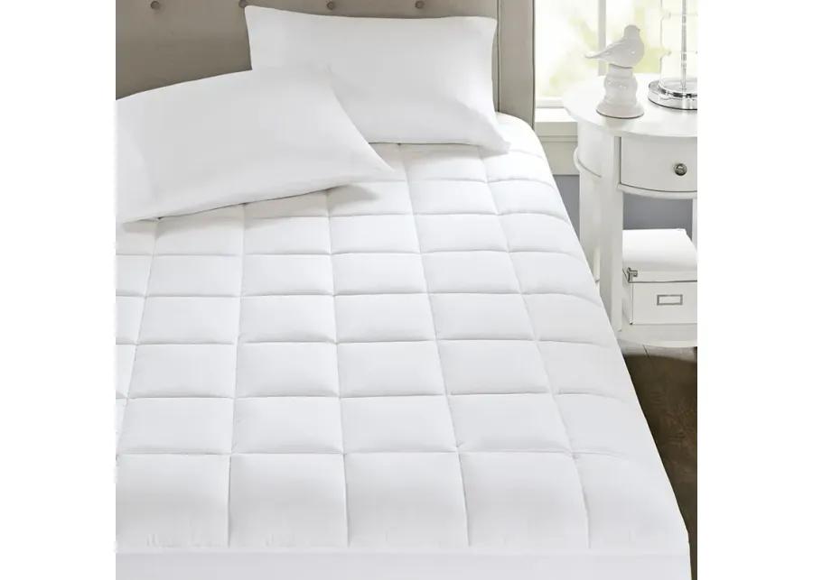 Sleep Philosophy Highline White 3M Microfiber Mattress Pad