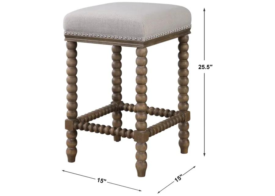 Pryce Wooden Counter Stool