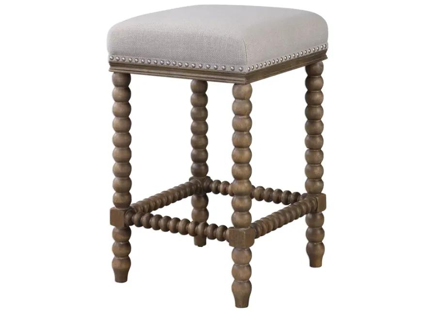 Pryce Wooden Counter Stool