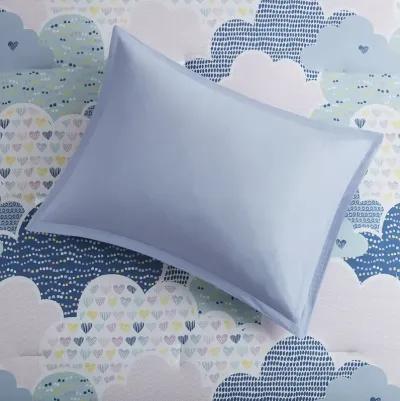 Urban Habitat Kids Cloud Blue Cotton Printed Comforter Set