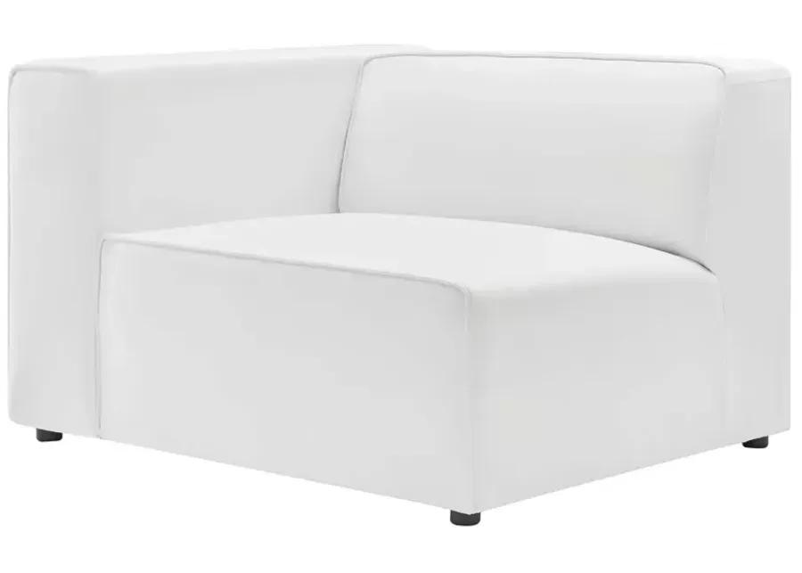 Mingle Vegan Leather 2-Piece Modular Loveseat