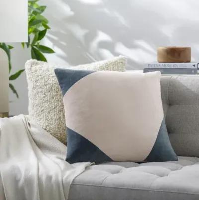 Cotton Velvet CV-076 22"L x 22"W Accent Pillow  - Poly Insert