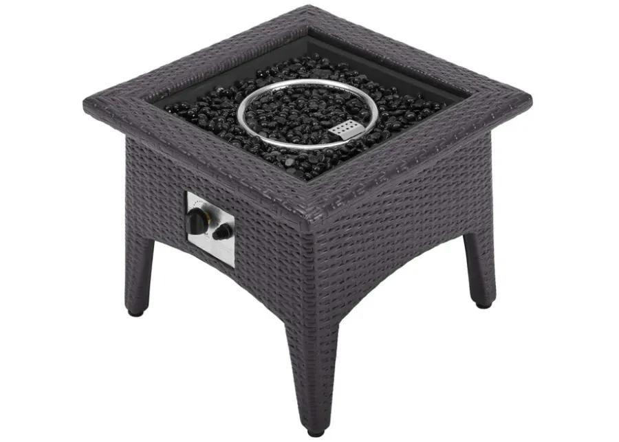 Convene 5 Piece Set Outdoor Patio with Fire Pit