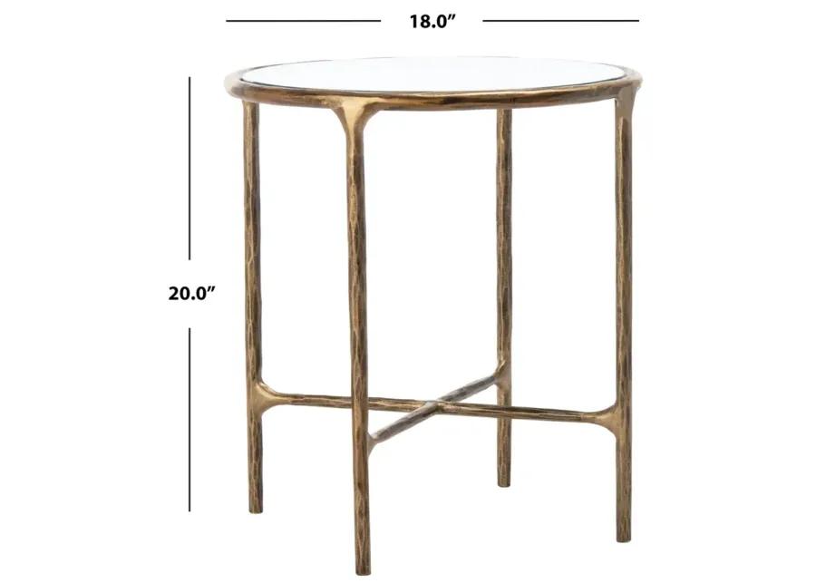 Jessa Metal Round End Table