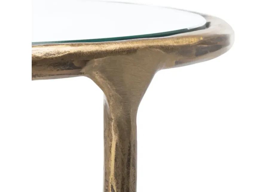 Jessa Metal Round End Table