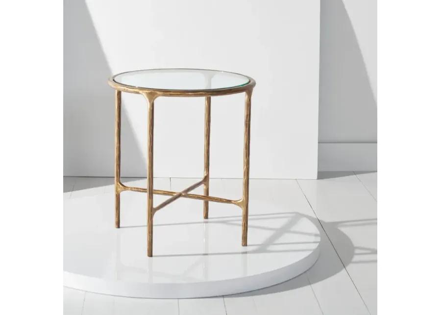 Jessa Metal Round End Table