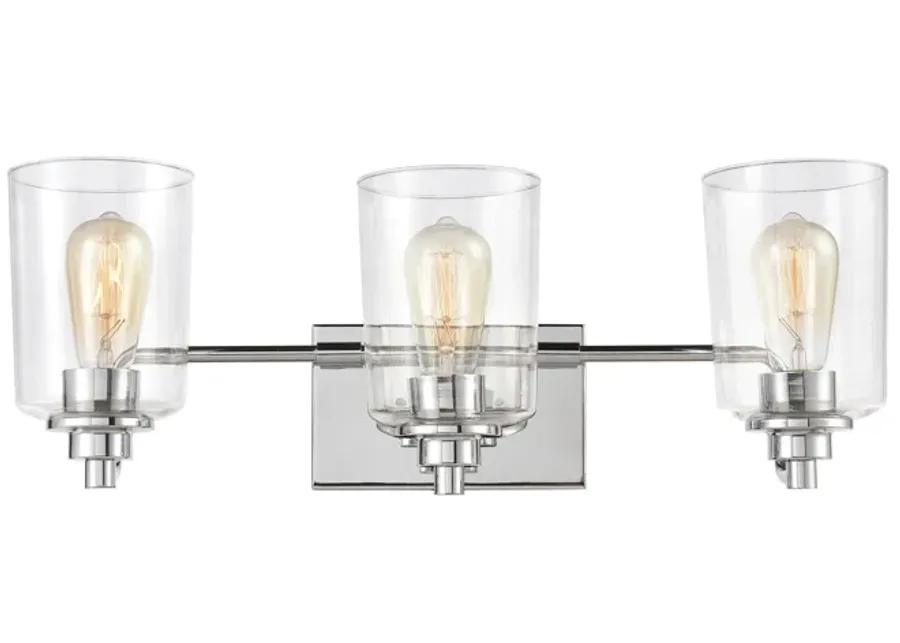 Robins 23" Wide 3-Light Vanity Light - Polished Chrome