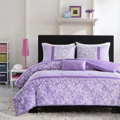 Mi Zone Riley Purple Comforter Set