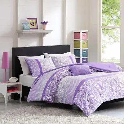 Mi Zone Riley Purple Comforter Set