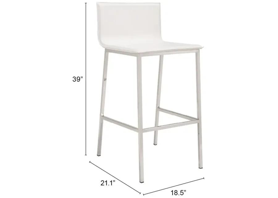 Marina Barstool (Set of 2) White