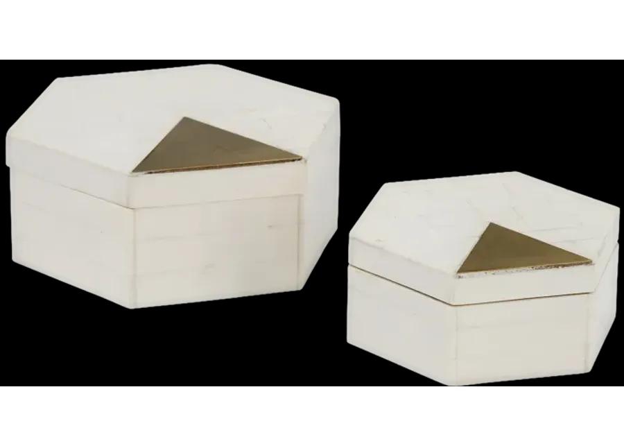  Hexagon Boxes - Set of 2