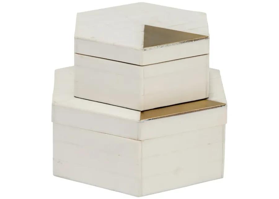  Hexagon Boxes - Set of 2