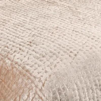 Dimitry 100% Rayon Velvet Nude King Quilt