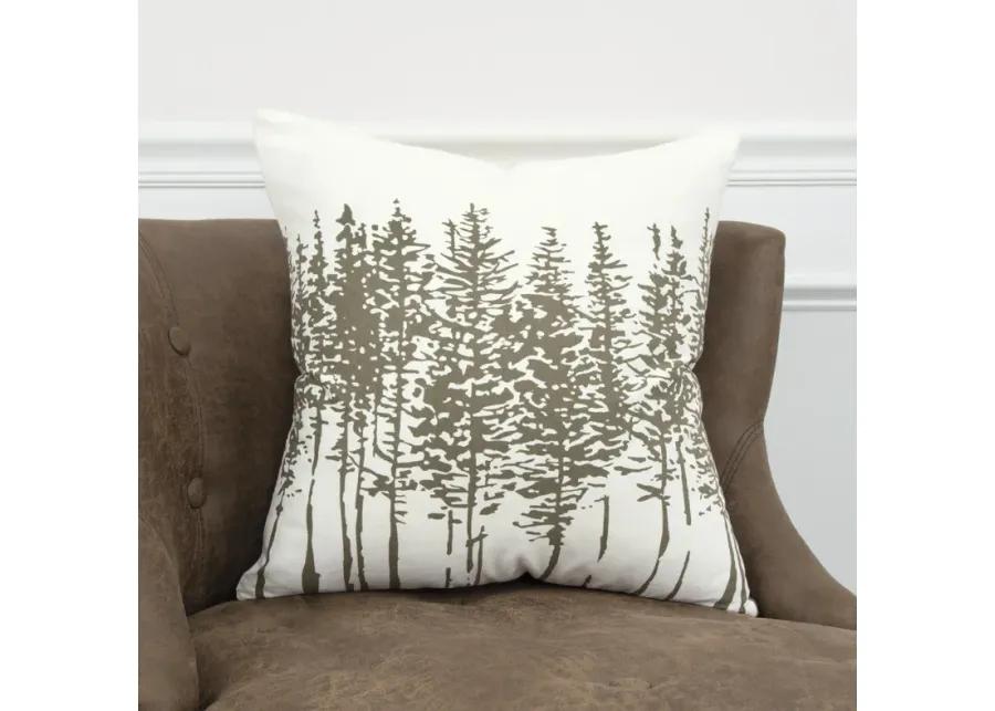 Trees Ivory Pillow