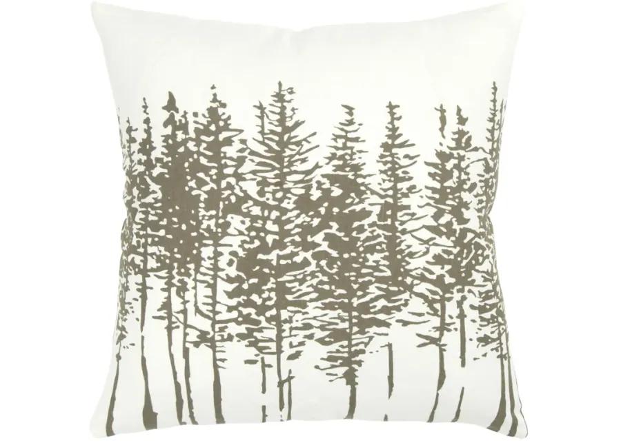 Trees Ivory Pillow