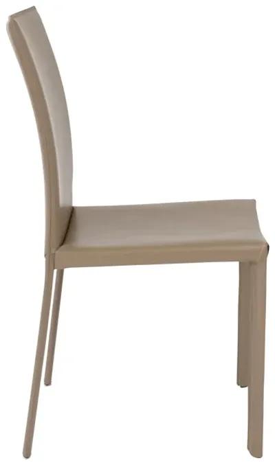 Hasina Dining Chair in Taupe - Set of 2